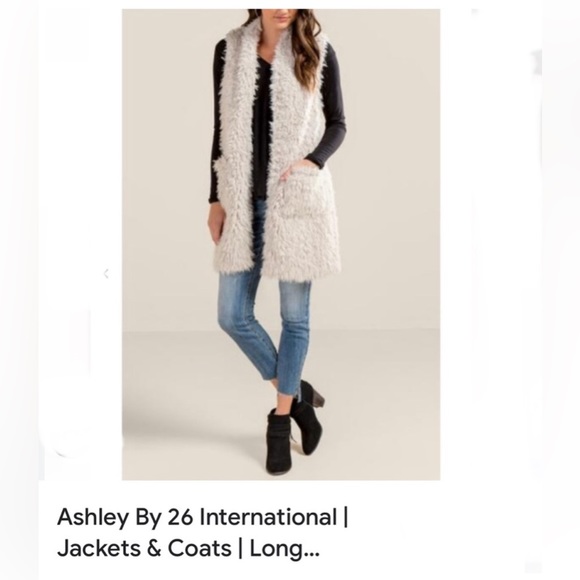 Ashley By 26 International Jackets & Blazers - Ashley Shaggy Cardigan Brand New with Tags Size Small
